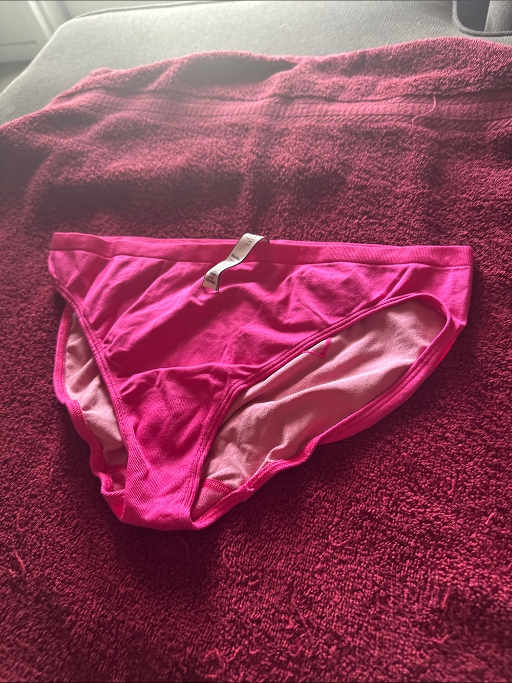 NWOT Vintage Hot Pink Women's Bikini Briefs